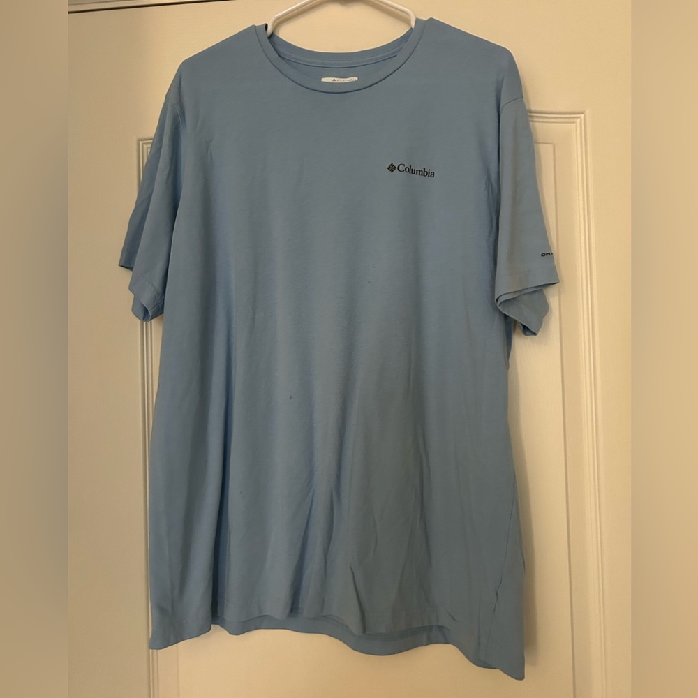 Columbia Men's Sky Blue Short Sleeve Tee